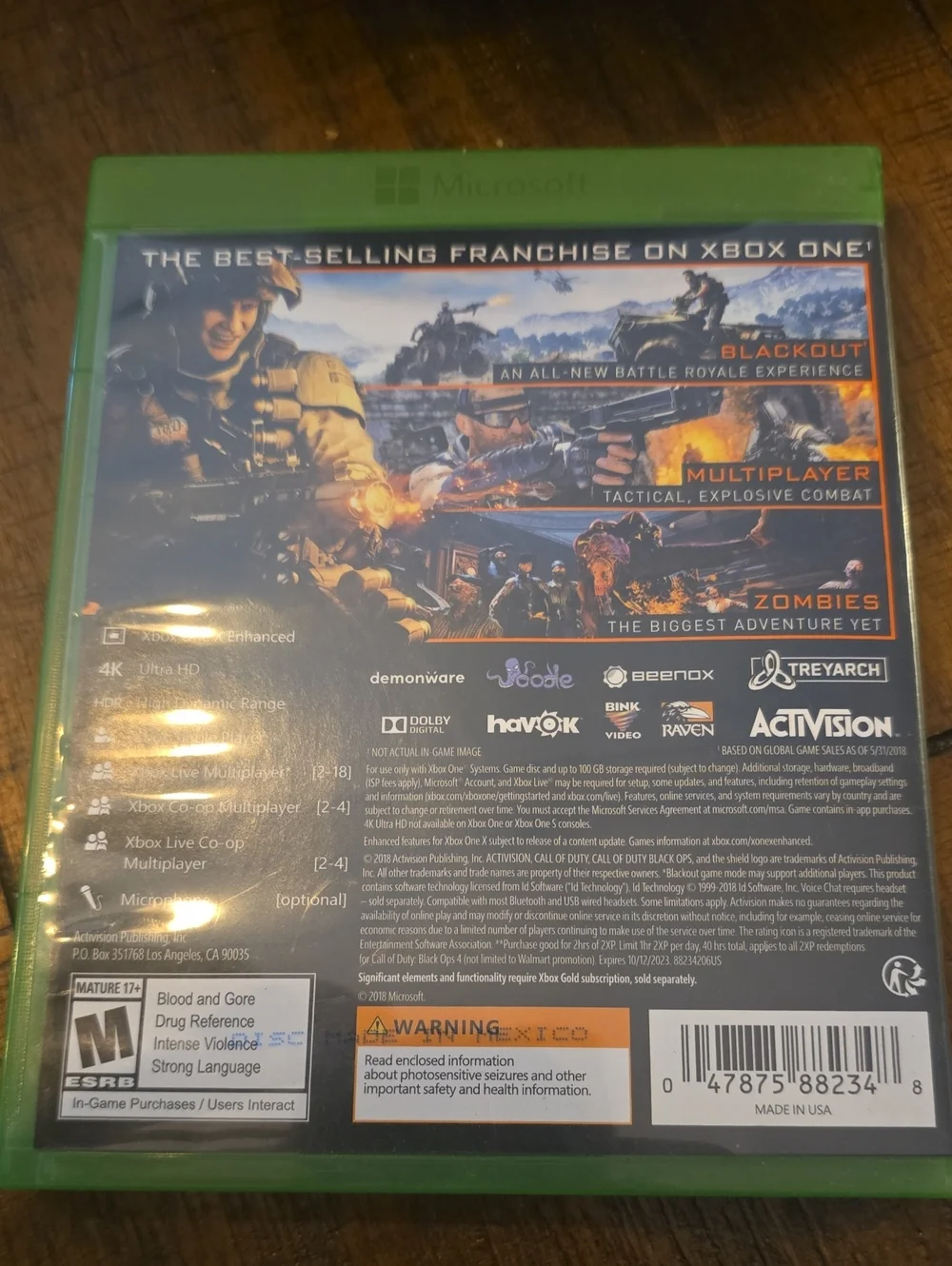 Call of Duty: Black Ops 4 - Black & Orange